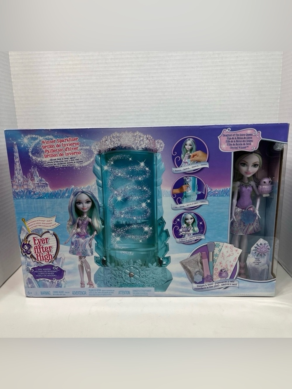 EVER AFTER HIGH Doll Crystal Winter with winter sparklizer playset epic winter